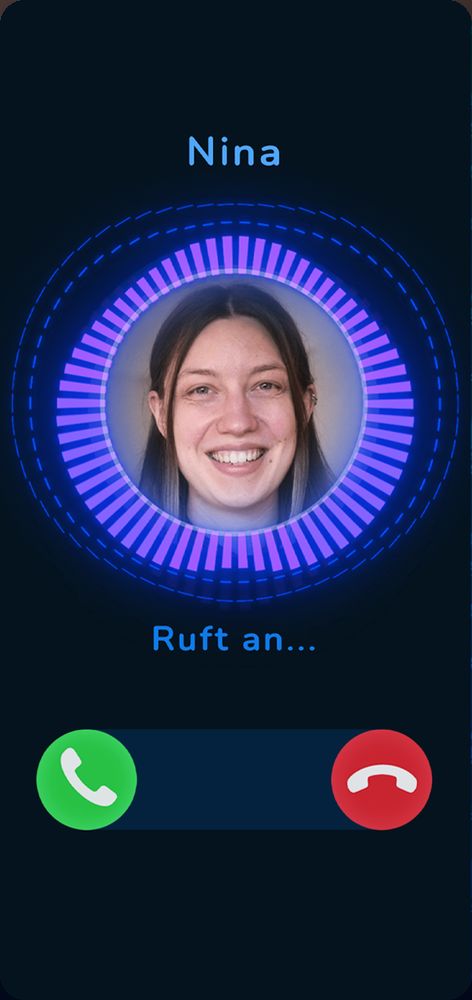 Screenshot: Nina ruft auf dem Hotel-Handy an.